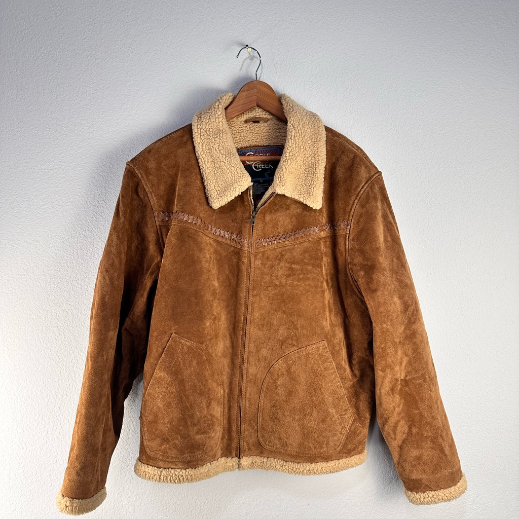 Cripple Creek Suede Leather Jacket Sz M
